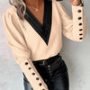 Blusa Feminina Social Manga Longa