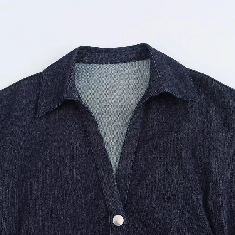 Vestido Chemise Midi Aurélienne