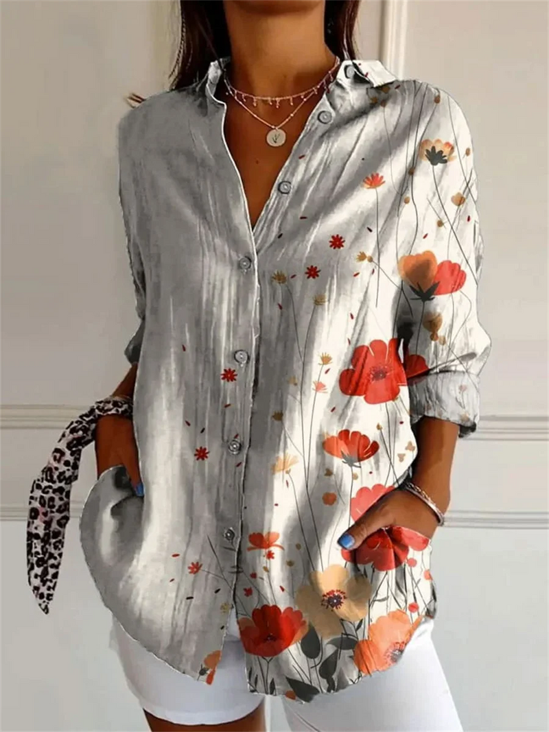 Camisa Feminina Estampada Nathalie