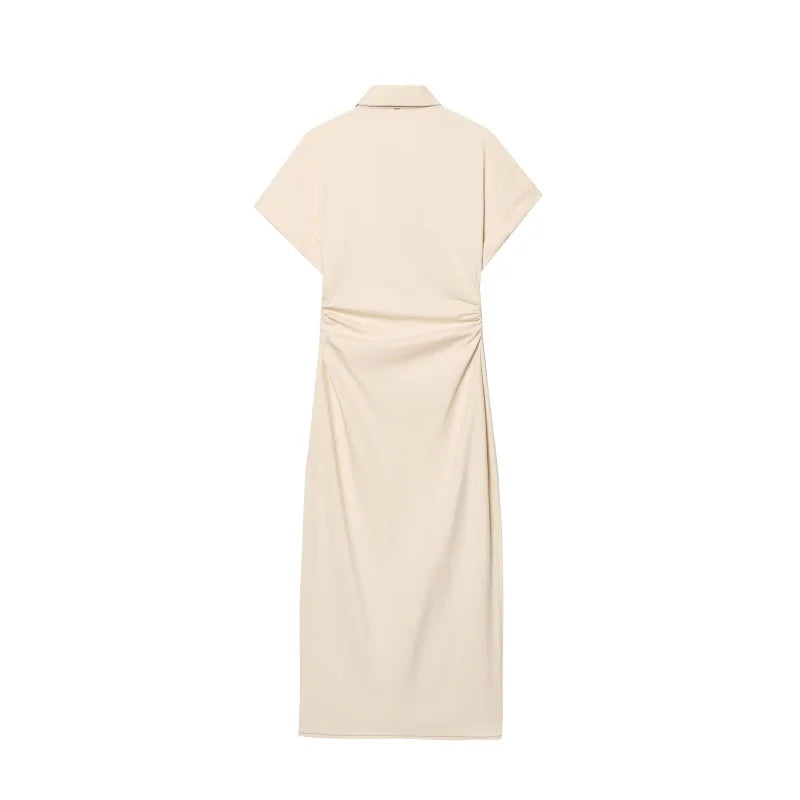 Vestido Chemise Midi Aurélienne
