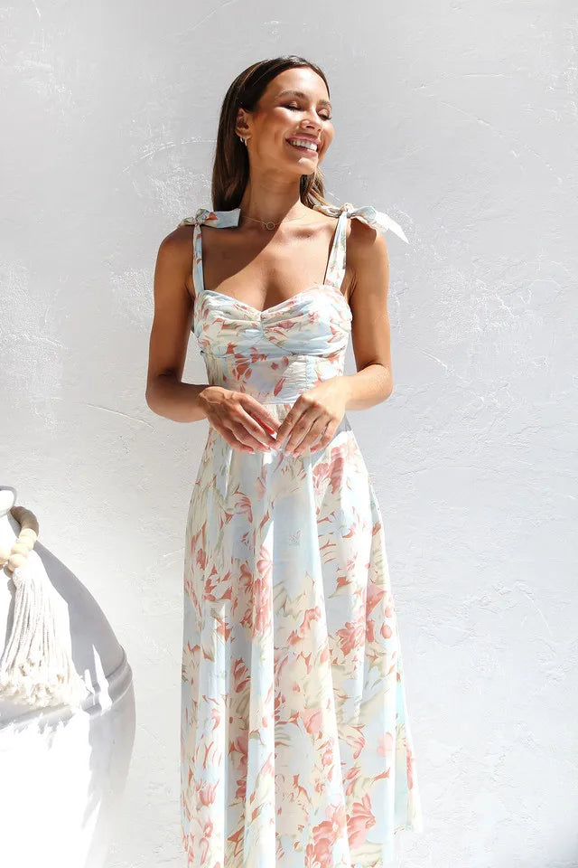 Vestido Longo Boêmio Estampado