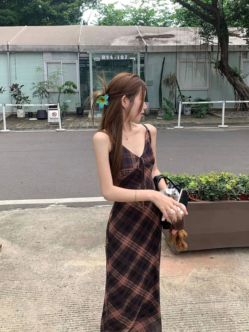 Vestido Feminino Xadrez Palmina