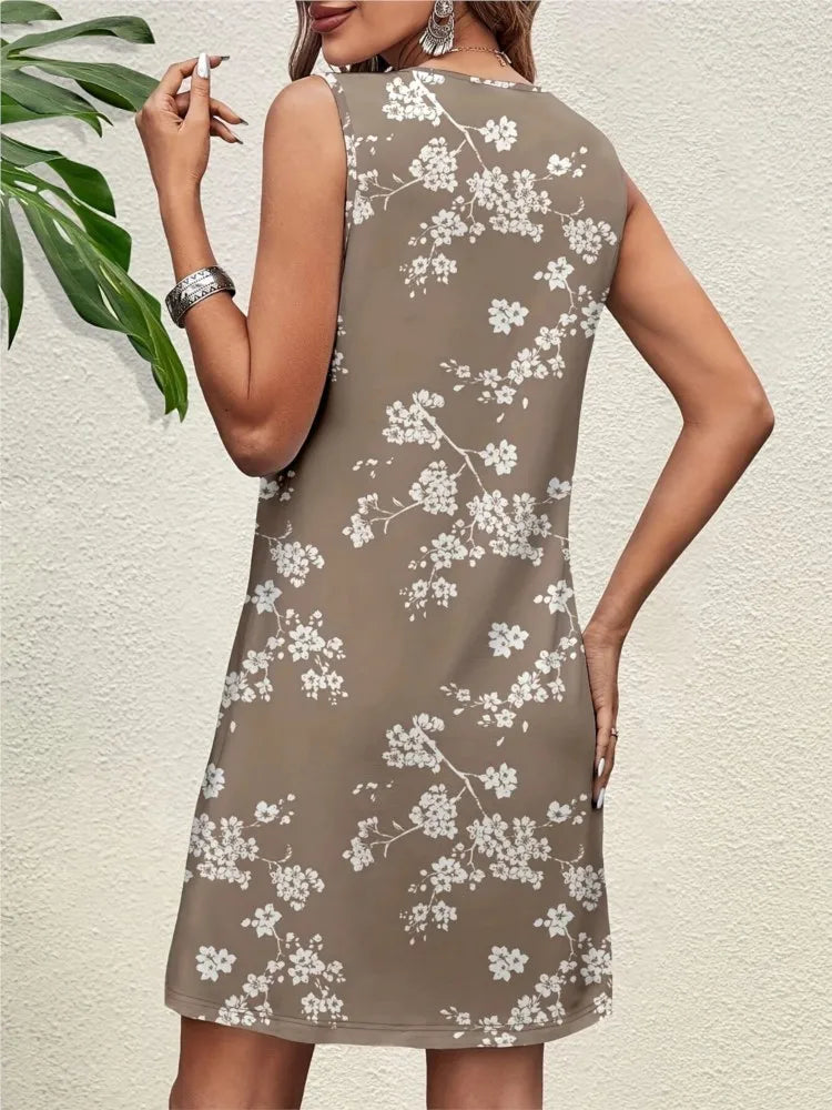Vestido Curto Estampado Mélida