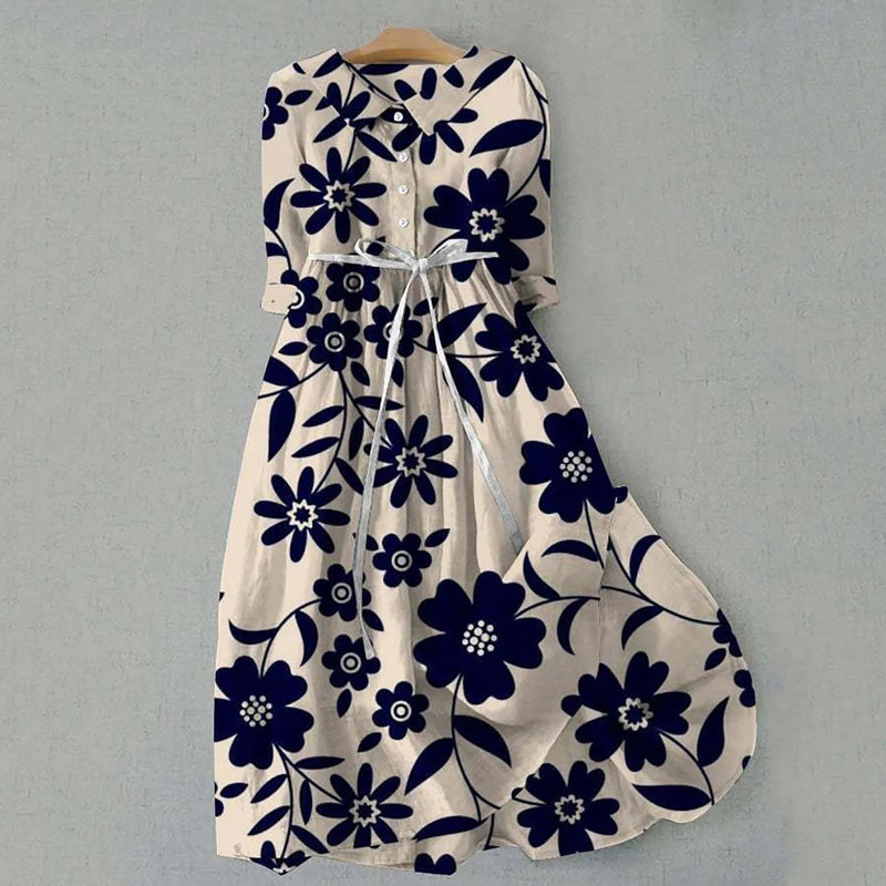 Vestido Midi Estampado Josélia