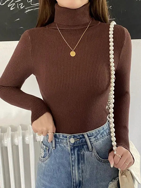 Suéter Feminino com Gola Alta Belmira