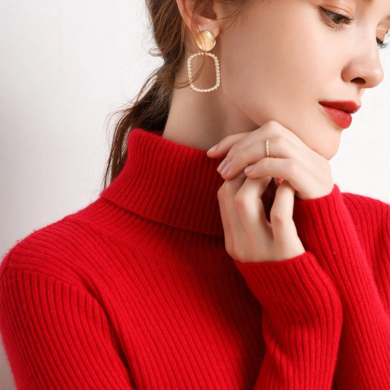 Suéter Feminino com Gola Alta Belmira