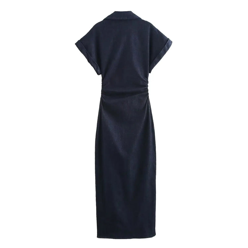 Vestido Chemise Midi Aurélienne