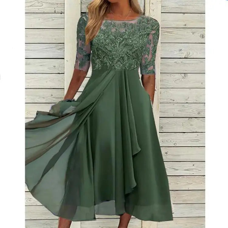 Vestido de Chiffon Paolina