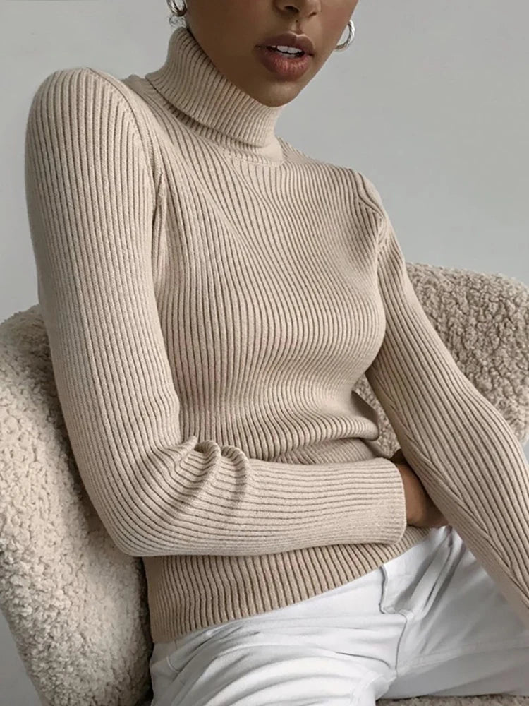 Suéter Feminino com Gola Alta Belmira