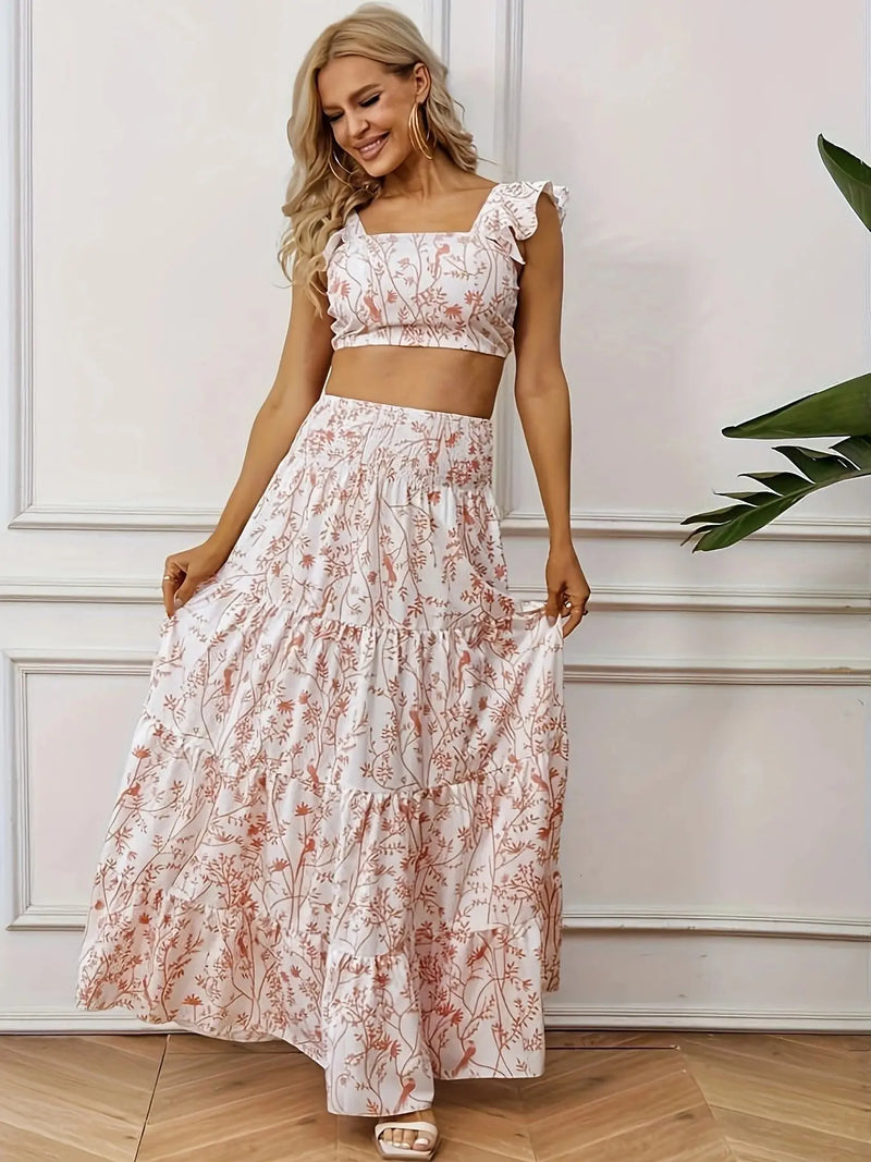 Conjunto Feminino Estampado Gaelina