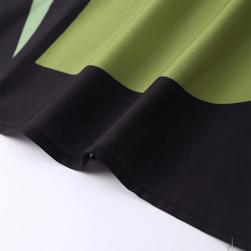 Vestido Longo Estampado Sem Alças