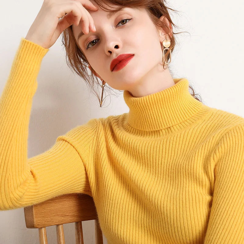 Suéter Feminino com Gola Alta Belmira