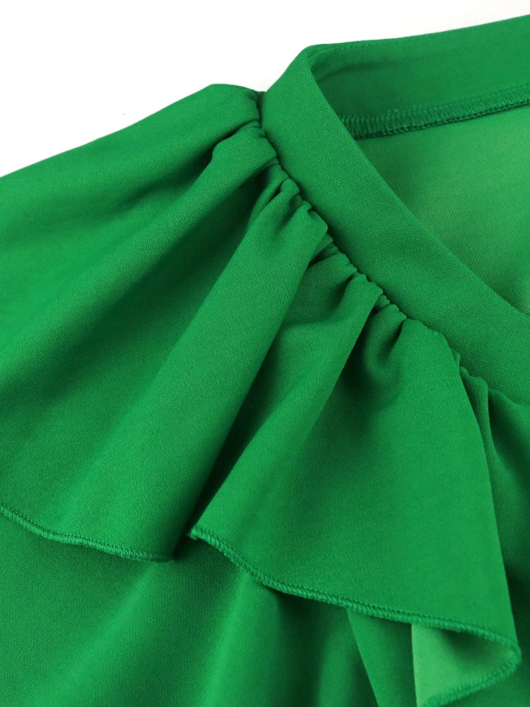 Vestido Midi Plissado Niviane