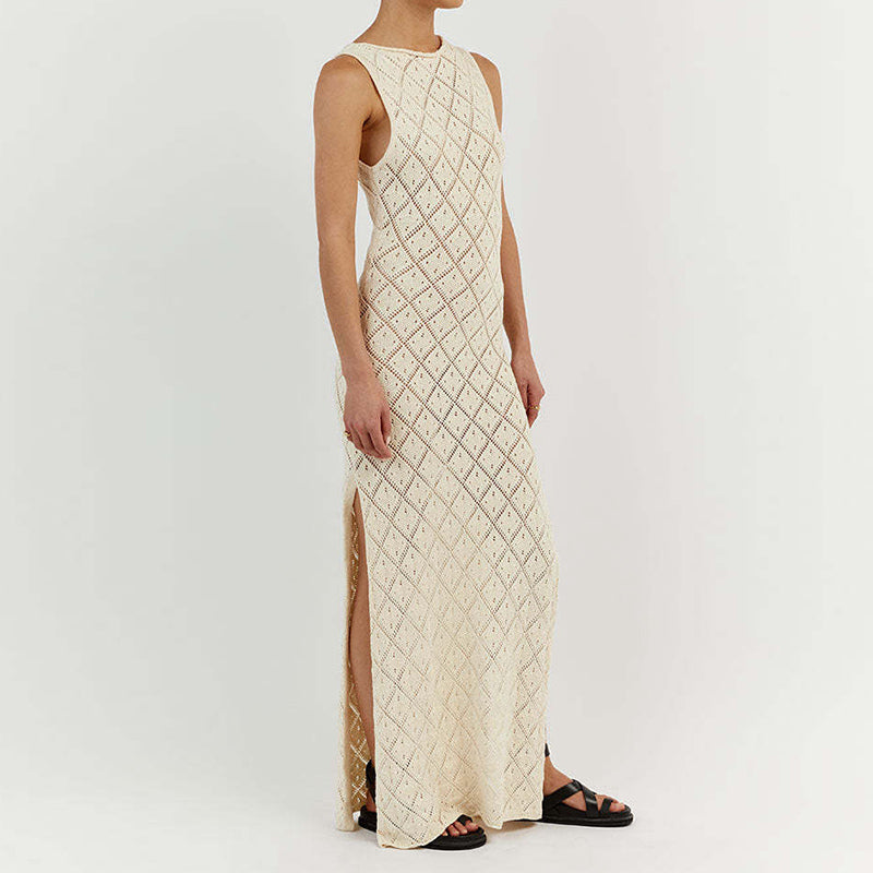 Vestido de Malha Sem Mangas Vanelle