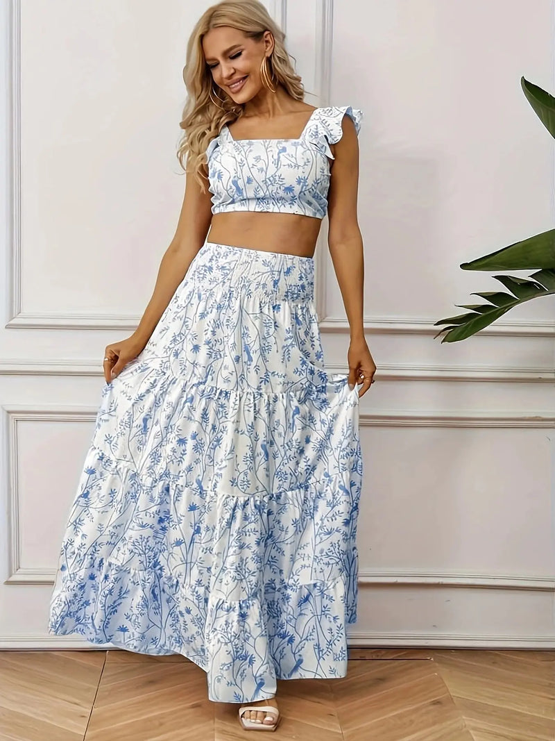 Conjunto Feminino Estampado Gaelina