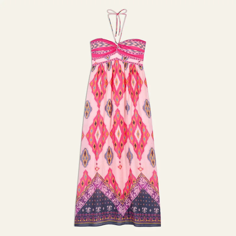 Vestido Longo Estampado Naísa
