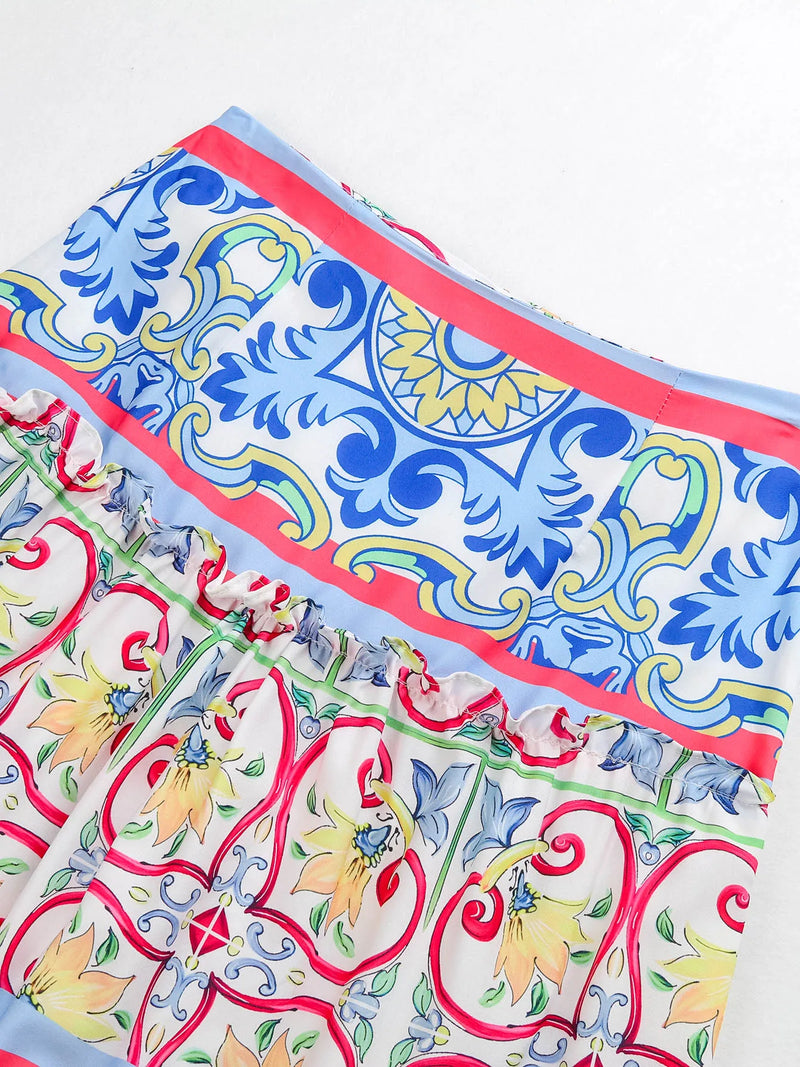 Conjunto Feminino Estampado Dianelle