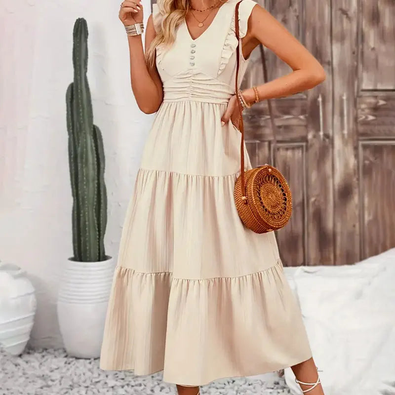 Vestido Longo Casual Ambrosine