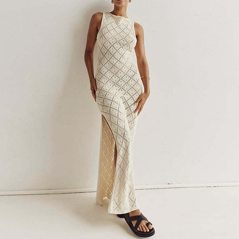 Vestido de Malha Sem Mangas Vanelle