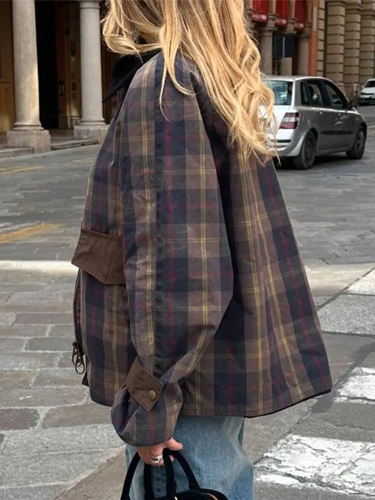 Jaqueta Feminina Xadrez