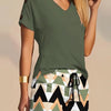 Conjunto Feminino com Gola V Tatienne
