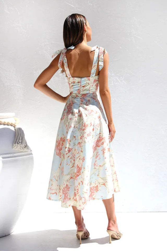 Vestido Longo Boêmio Estampado