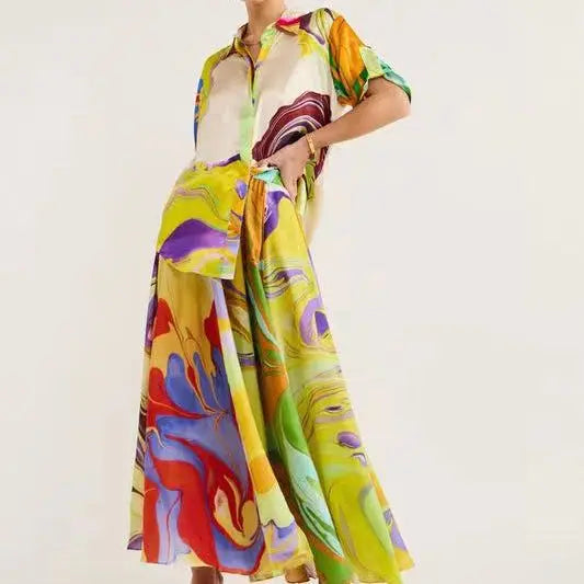 Conjunto Feminino Estampado Bernise
