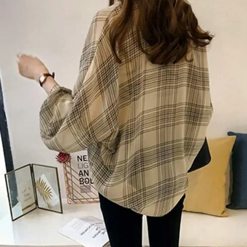 Camisa Feminina Xadrez Odelina
