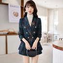 Conjunto Feminino Xadrez Amarine