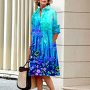 Vestido Midi Estampado Claribel