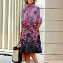 Vestido Midi Estampado Claribel