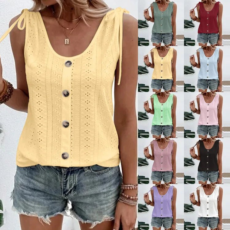 Blusa Feminina Com Botão - Vennanci