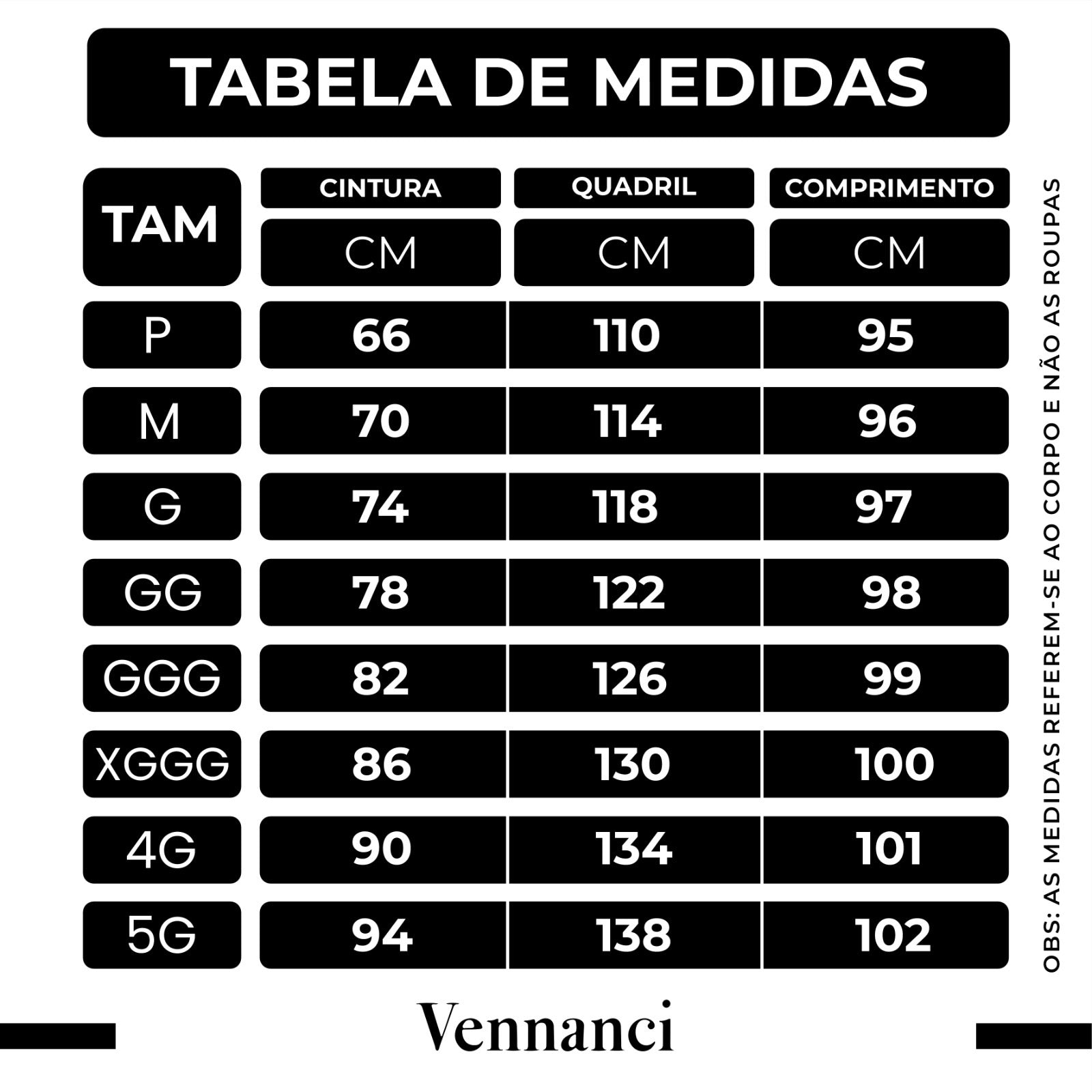 Guia de Tamanhos