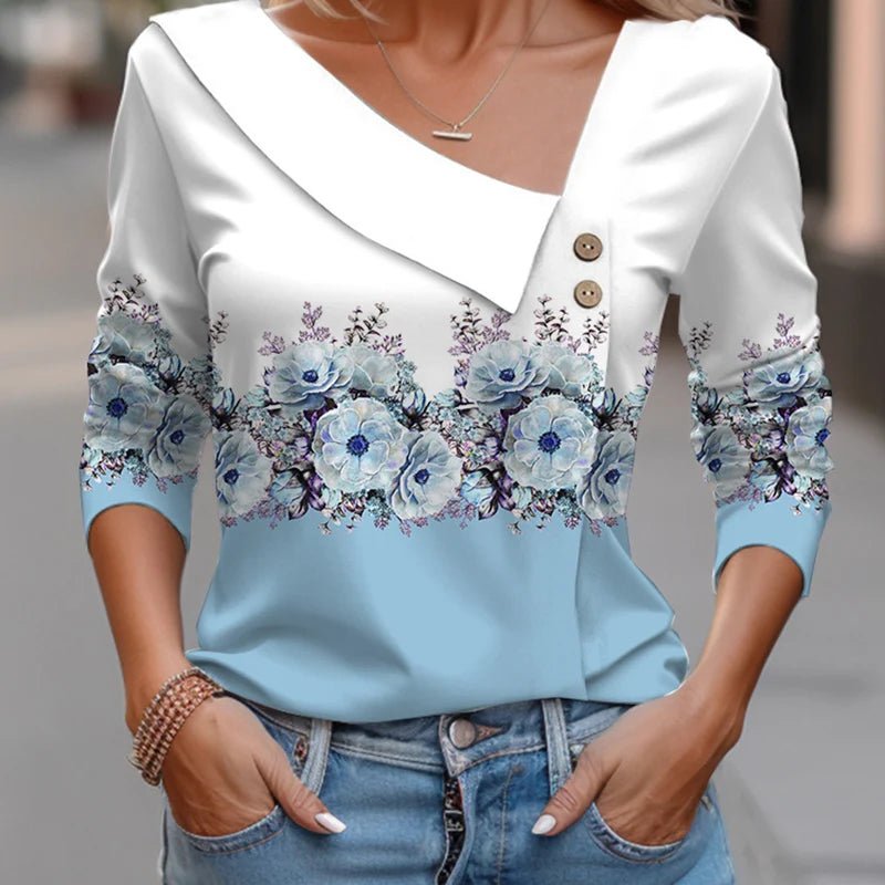 Camisa Feminina Floral - Vennanci