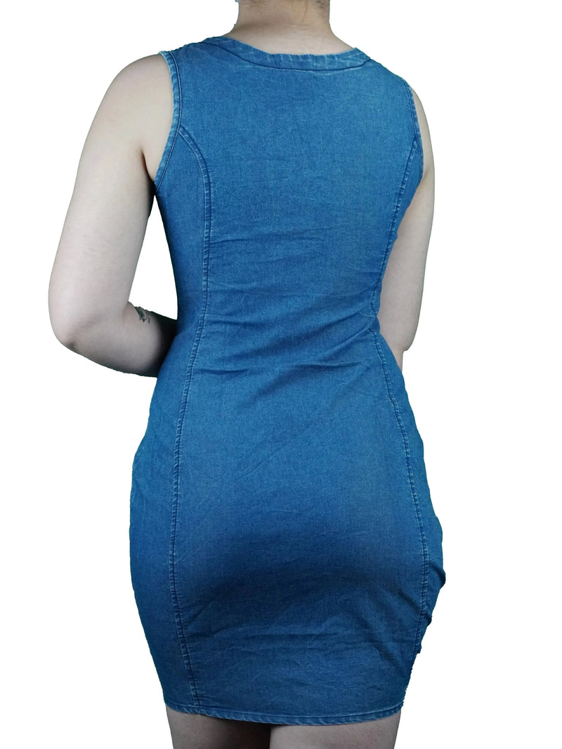 Vestido Feminino Jeans - Vennanci