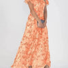 Vestido Feminino Longo Floral Elisabete
