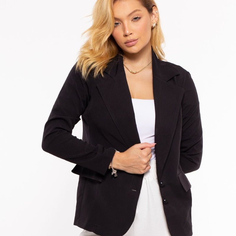 Blazer Feminino Com Botão - Vennanci