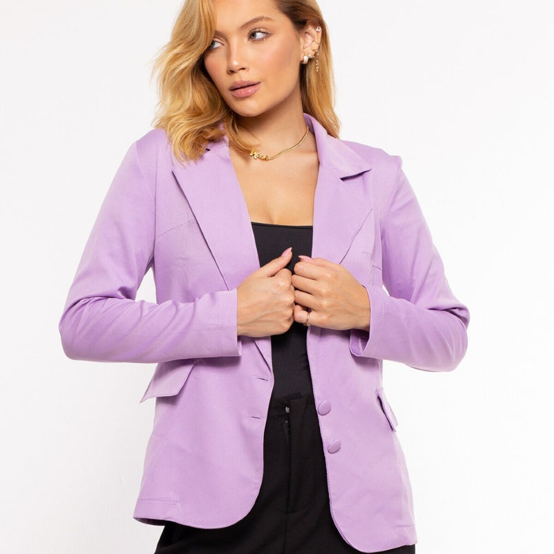 Blazer Feminino Com Botão - Vennanci