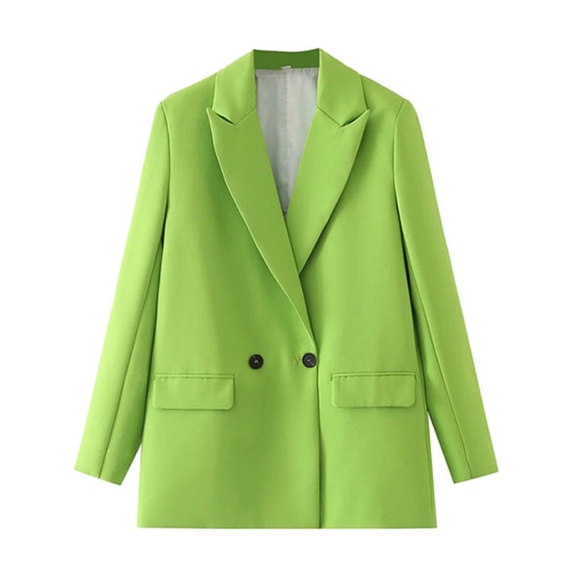 Blazer Feminino Gola Entalhada - Vennanci