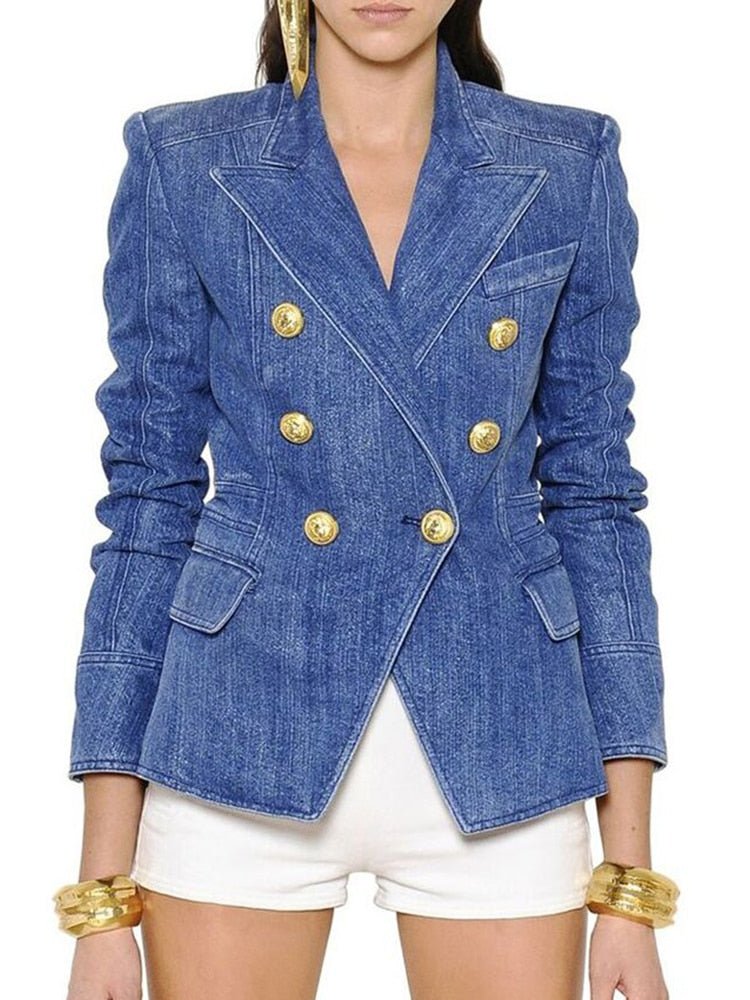 Blazer Feminino Jeans - Vennanci