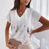 Blusa Feminina Manga Curta Estampada