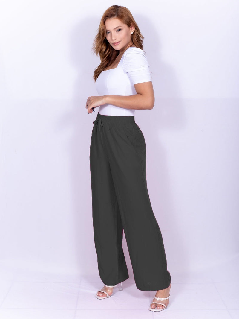 Calça Feminina Pantalona De Viscolinho - Vennanci