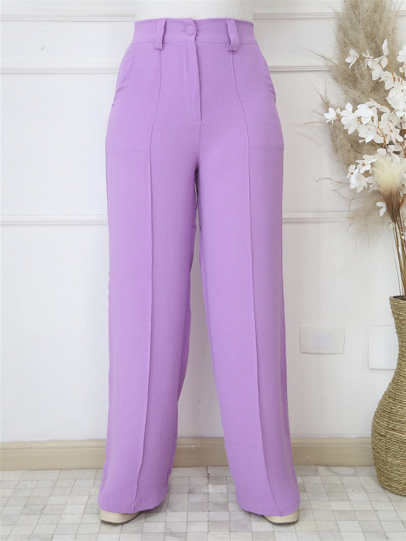 Calça Pantalona Feminina Cintura Alta - Vennanci