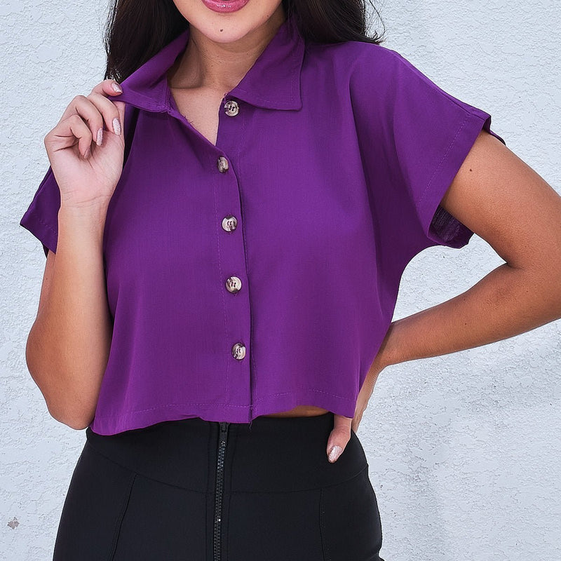 Camisa Feminina De viscolinho - Vennanci