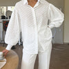 Camisa Feminina Manga Longa Bufante