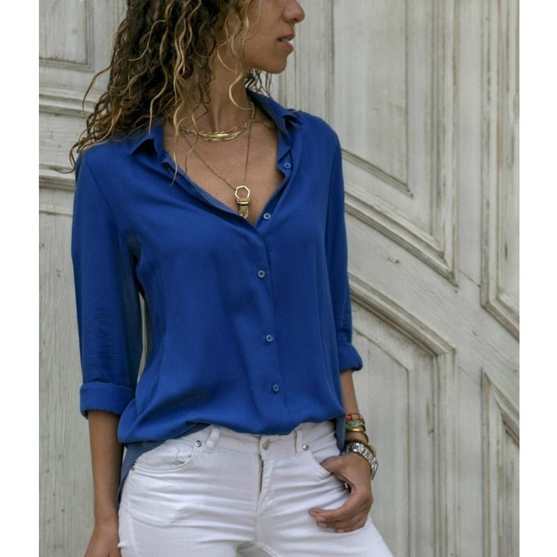 Camisa Feminina Social Fina - Loja Vennanci