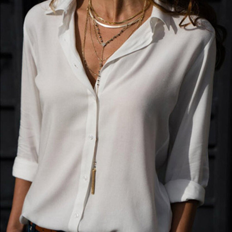 Camisa Feminina Social Fina - Loja Vennanci