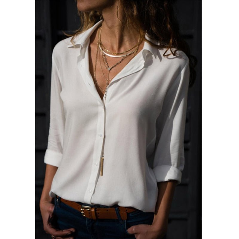 Camisa Feminina Social Fina - Loja Vennanci