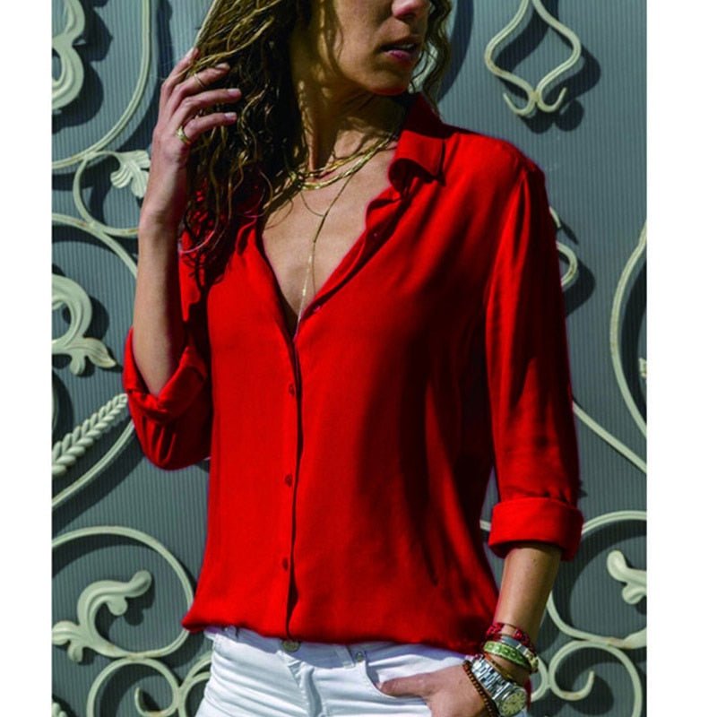 Camisa Feminina Social Fina - Loja Vennanci