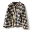 Casaco Feminino Vintage Xadrez